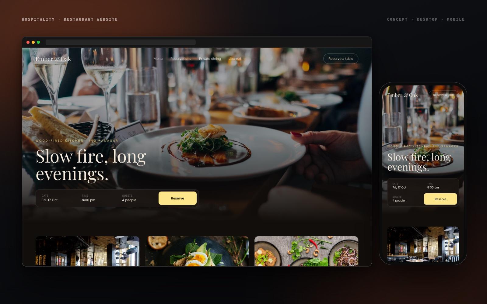 Restaurant Website
