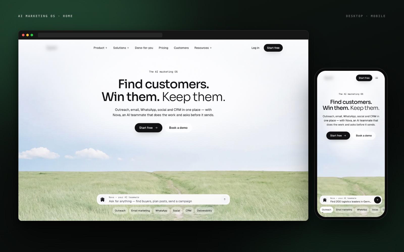 AI Marketing OS — Home