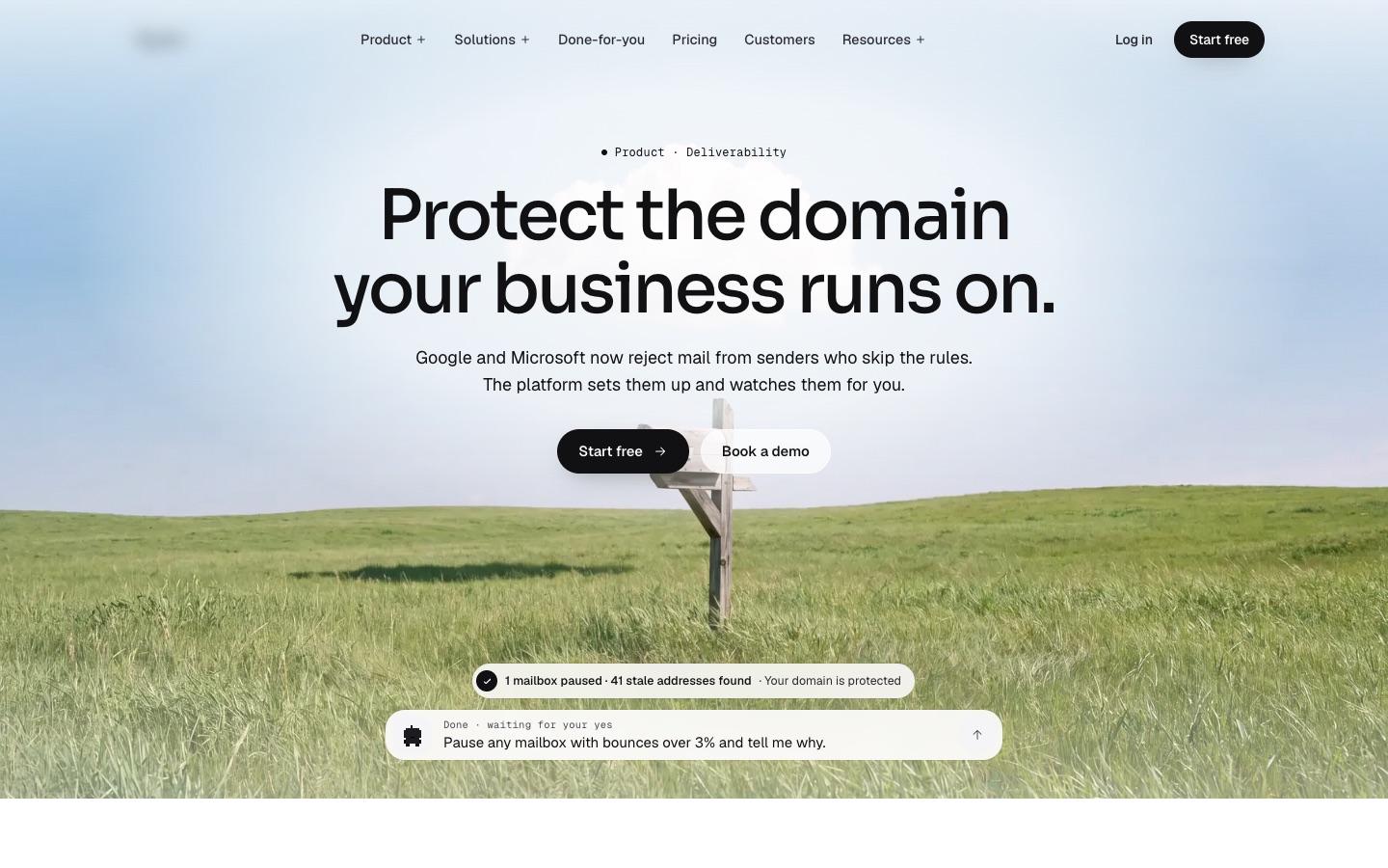 Deliverability — interface screen